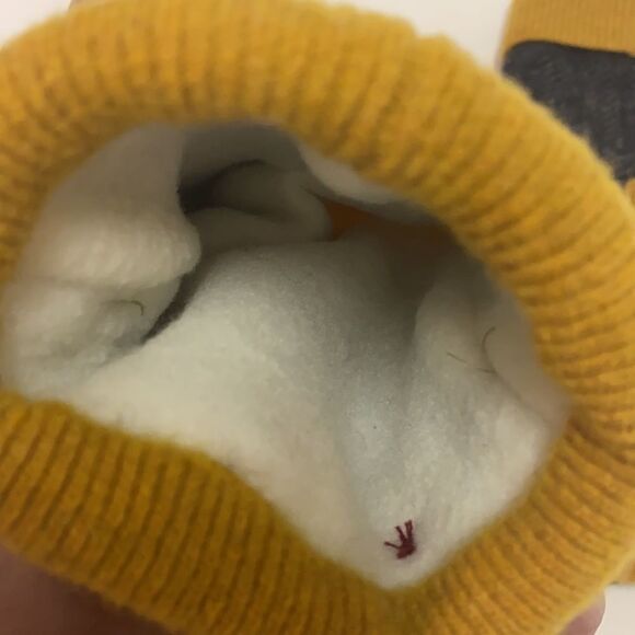 Plaid Light Weight Wool Mittens D10 - Picture 5 of 5